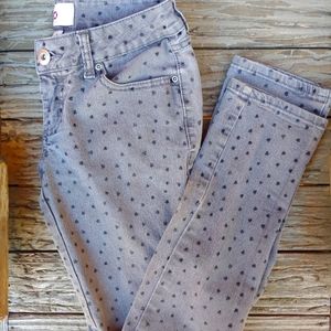 SO Stretch Skinny Heart Jeans - Junior Sz 3